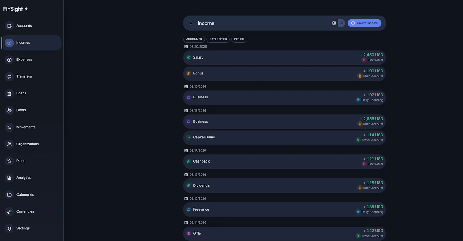 Finsight screenshot 4