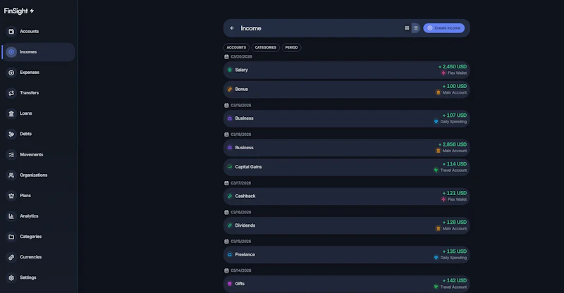 Finsight screenshot 4