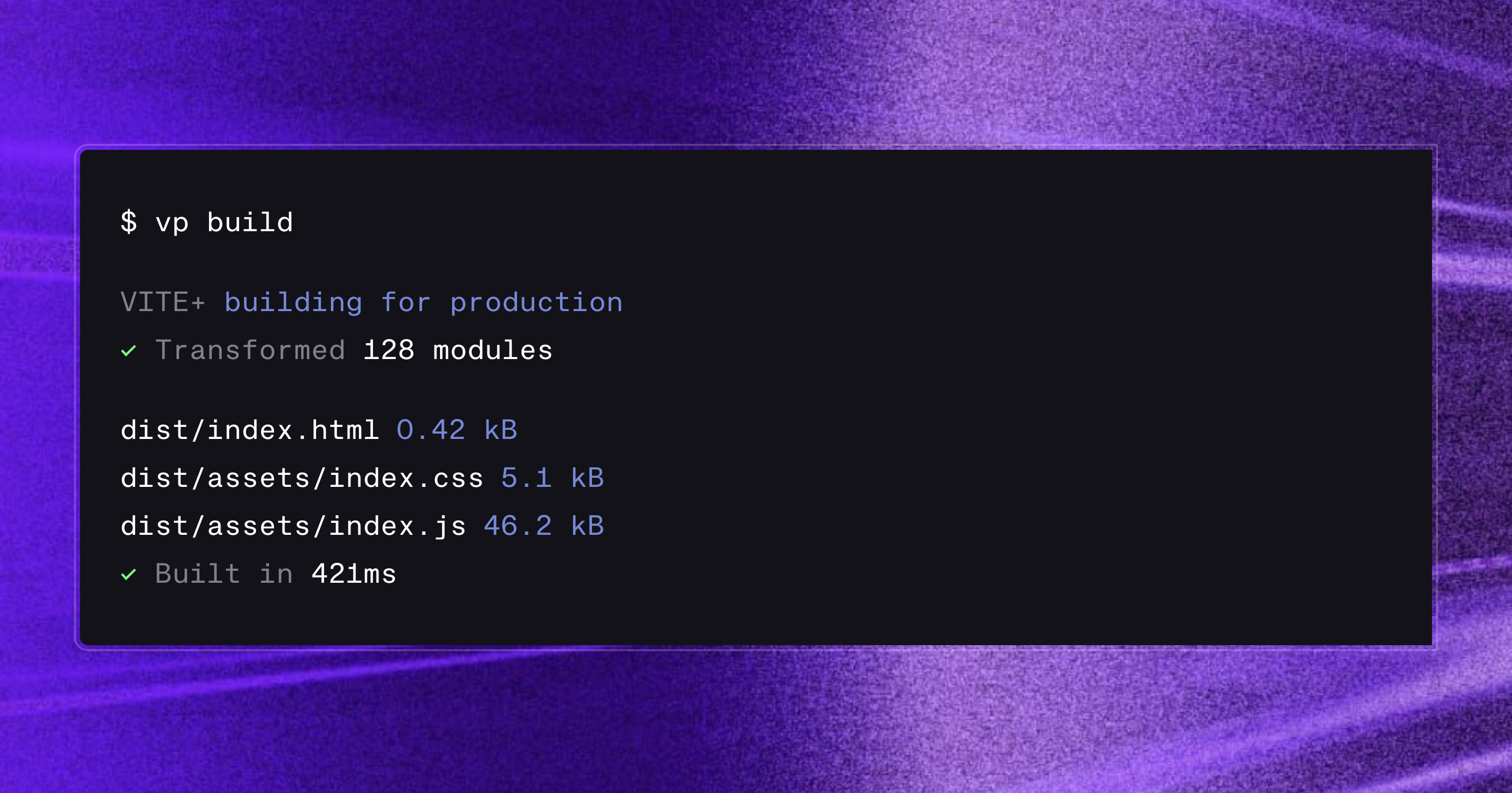 Vite+  gallery image