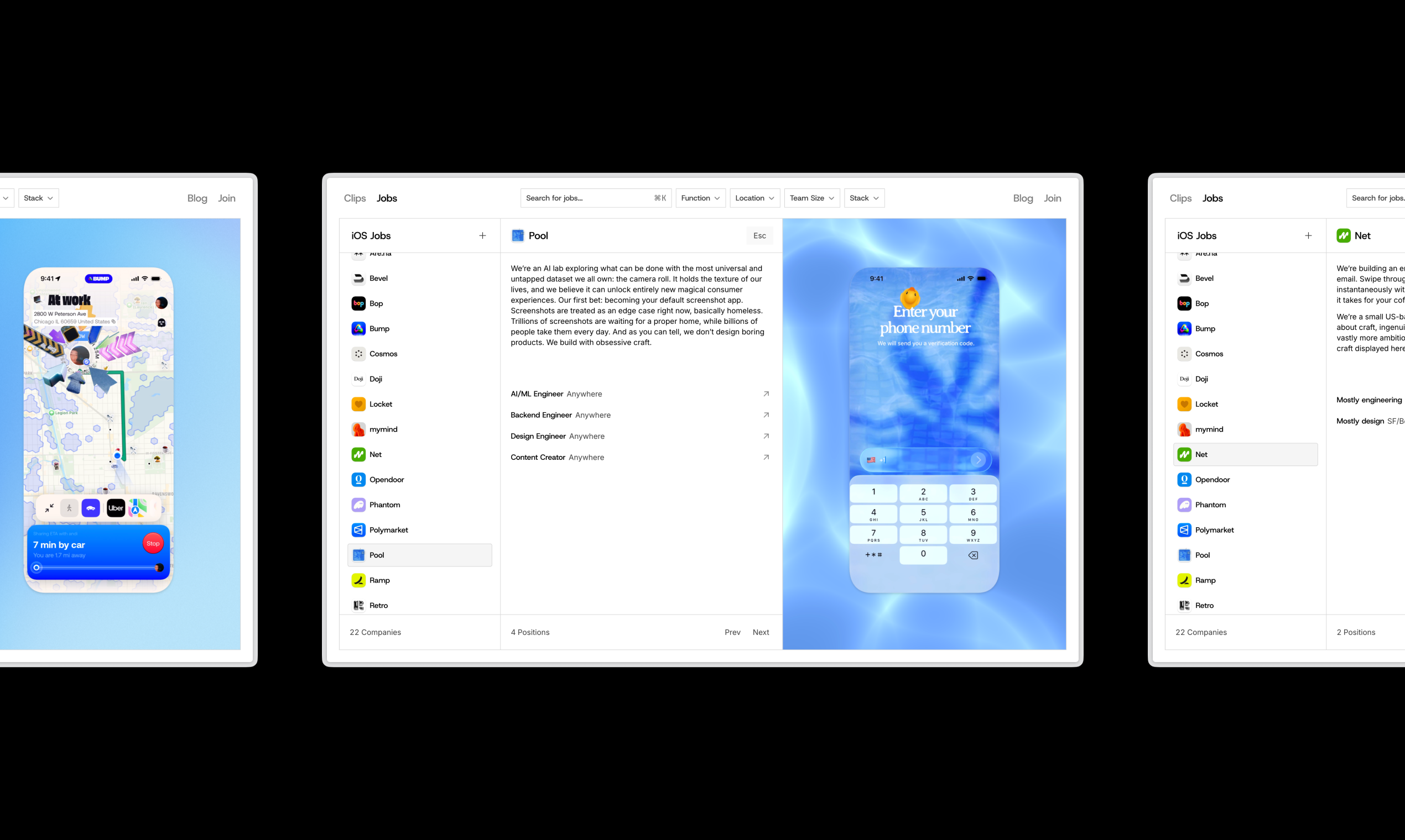 iOS Jobs by Spotted in Prod - Screenshot 3 showing product features and functionality