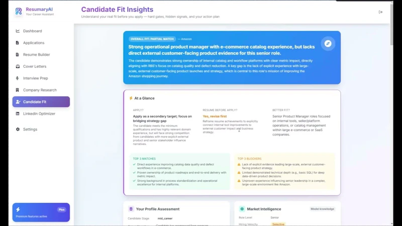 ResumaryAI screenshot 1 (video preview)