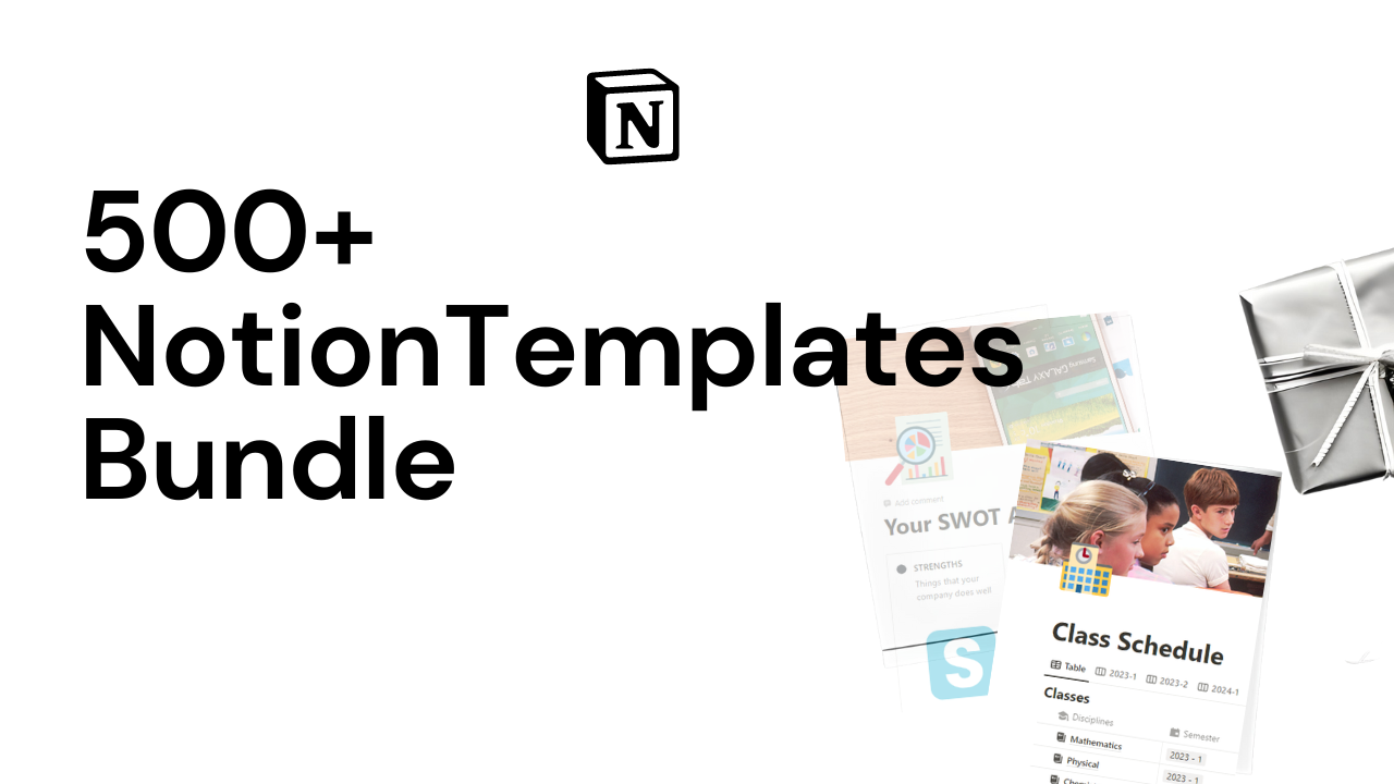 startuptile 500+Notion Templates for Productivity-Supercharge your workflow with 500+ Notion templates