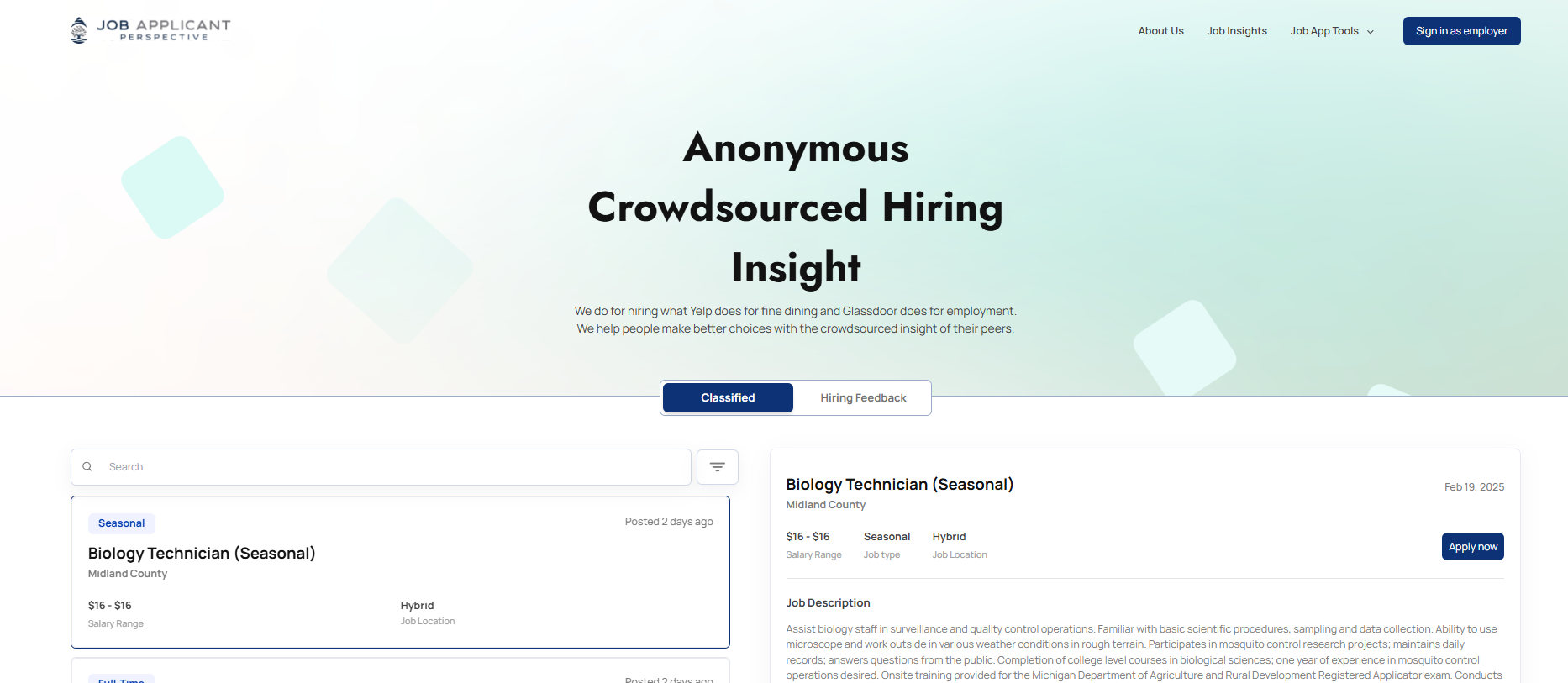 The Job Applicant Perspective gallery image