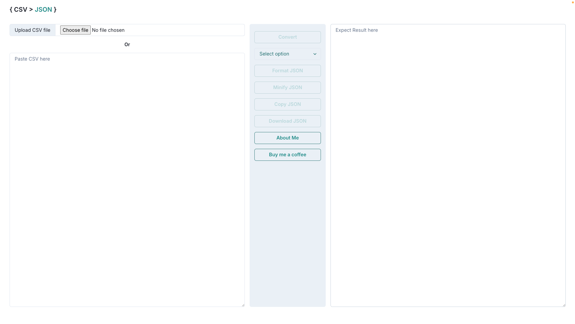 CSV to JSON gallery image