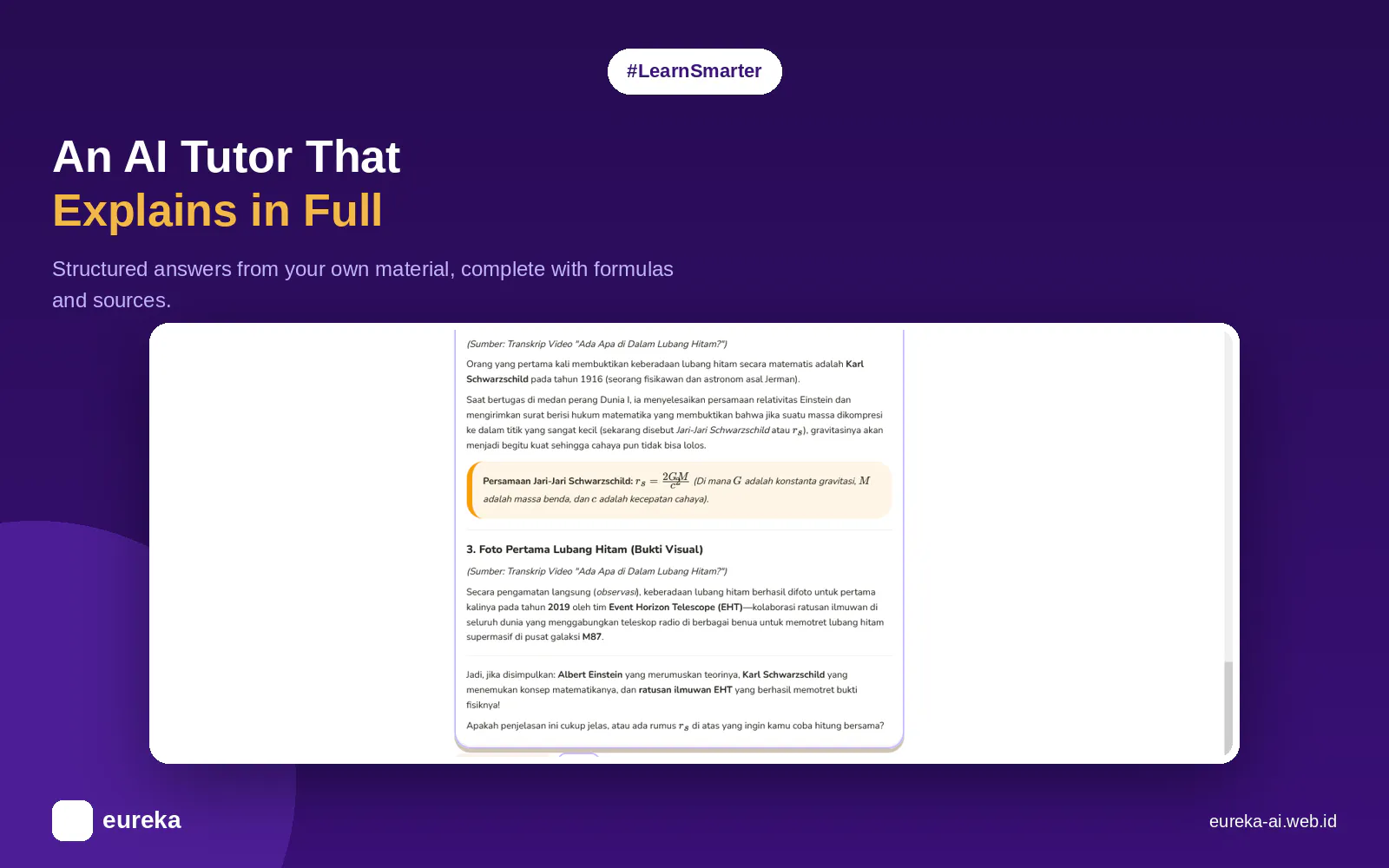 Eureka.AI — Socratic AI Study Tutor gallery image