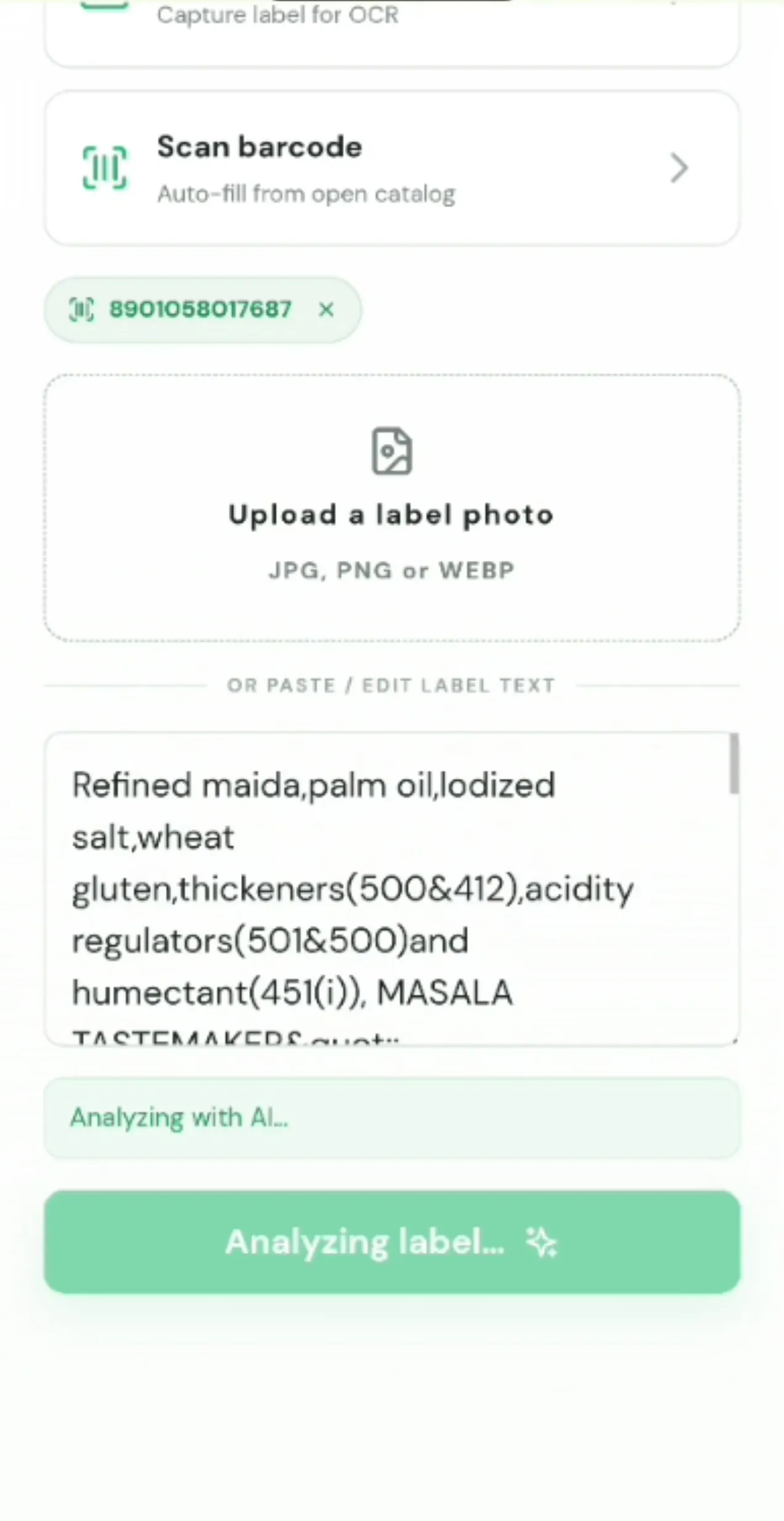 IngreLens gallery image