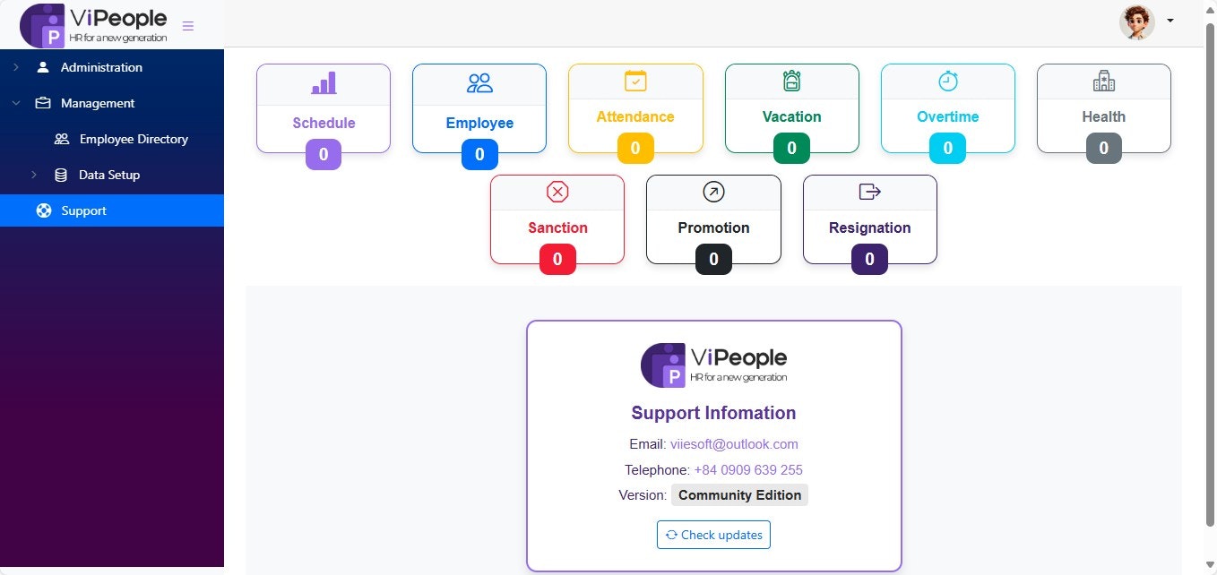 Vipeople  - 基於社區的人力資源平台 - 一個重視獨立性的團隊的自託管人力資源系統 media 6
