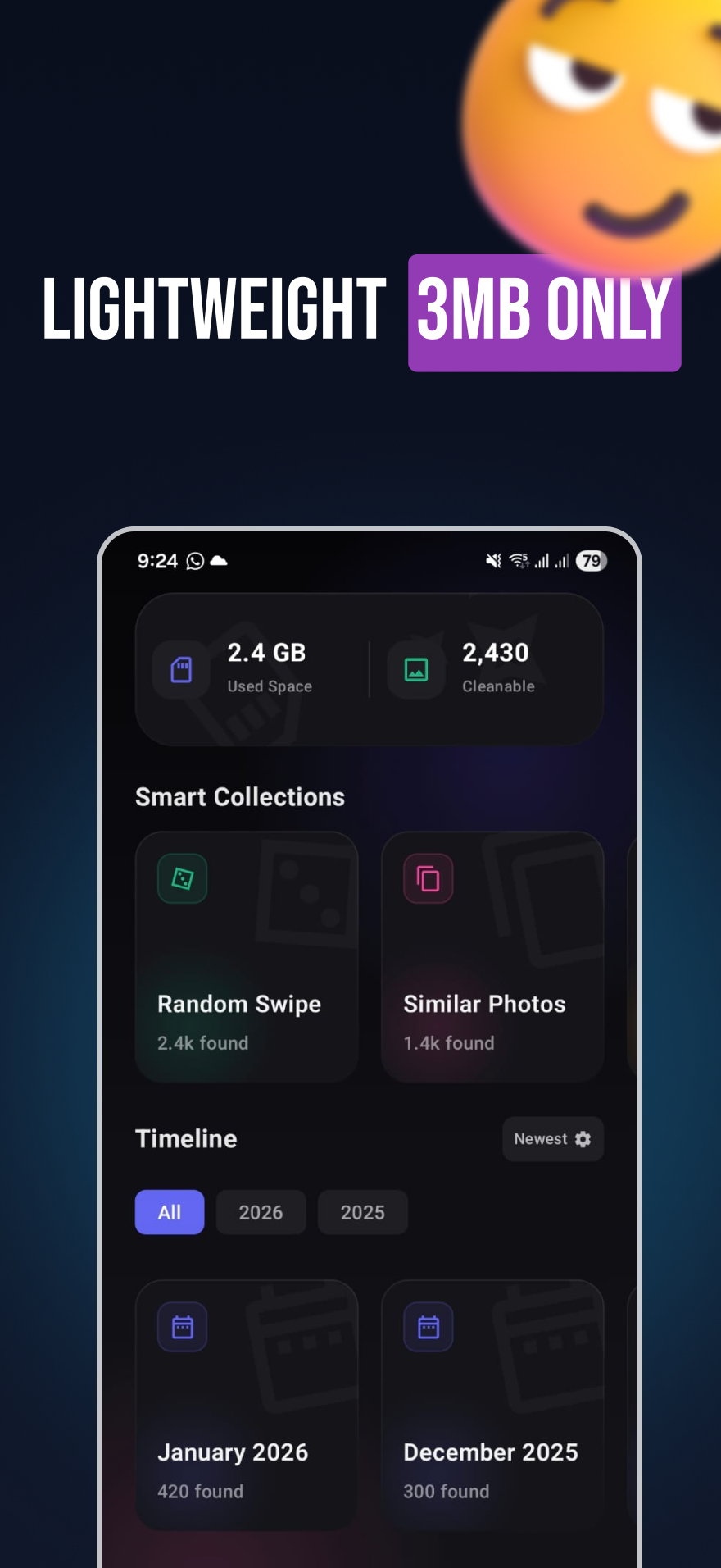 Declutr - Main product screenshot demonstrating key features and user interface