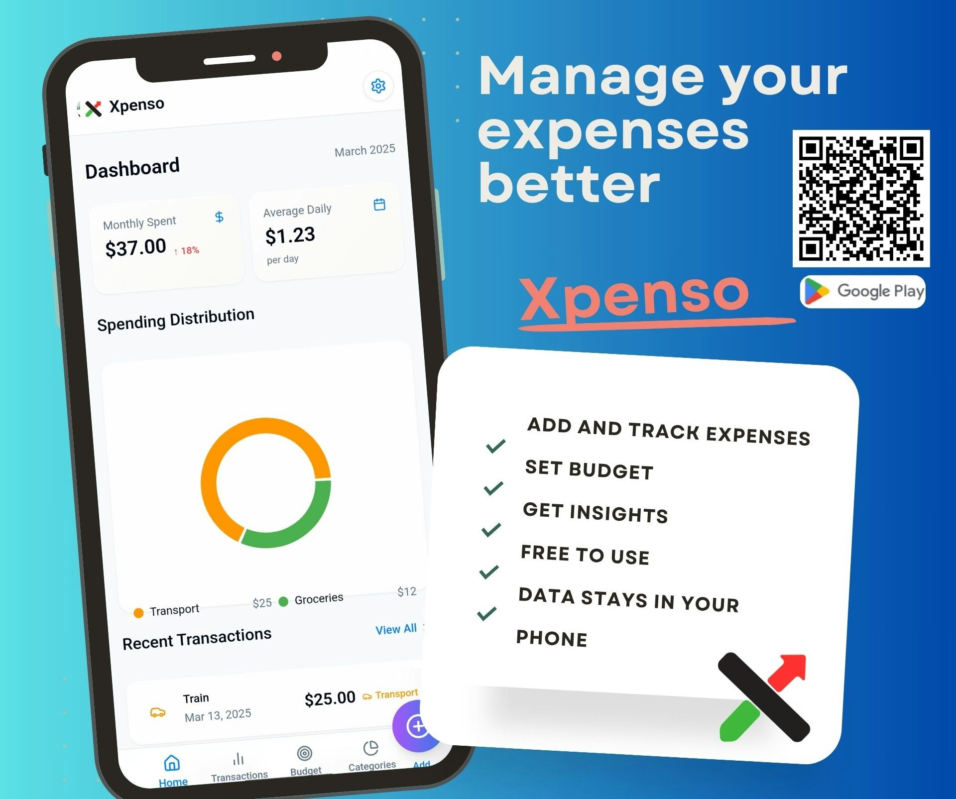 Média Xpendo - Suivi des dépenses et gestion du budget 1