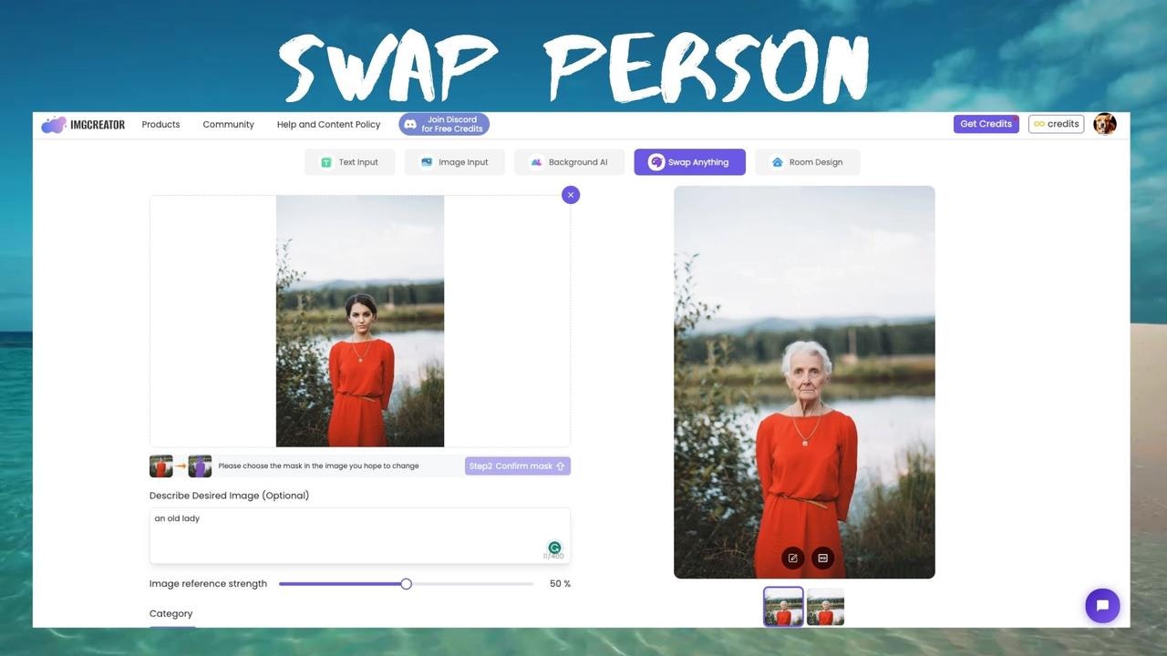 Média Échanger quoi que ce soit - Échangez instantanément des personnes, des vêtements ou des arrière-plans avec l'IA 3