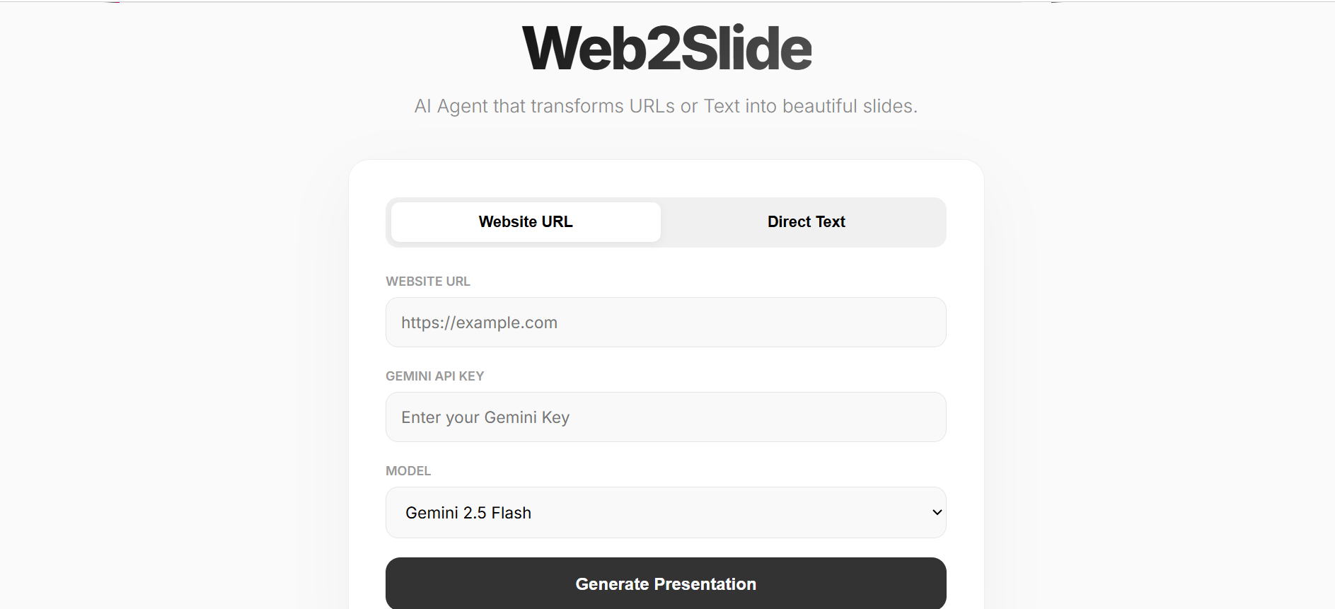 WebToSlide