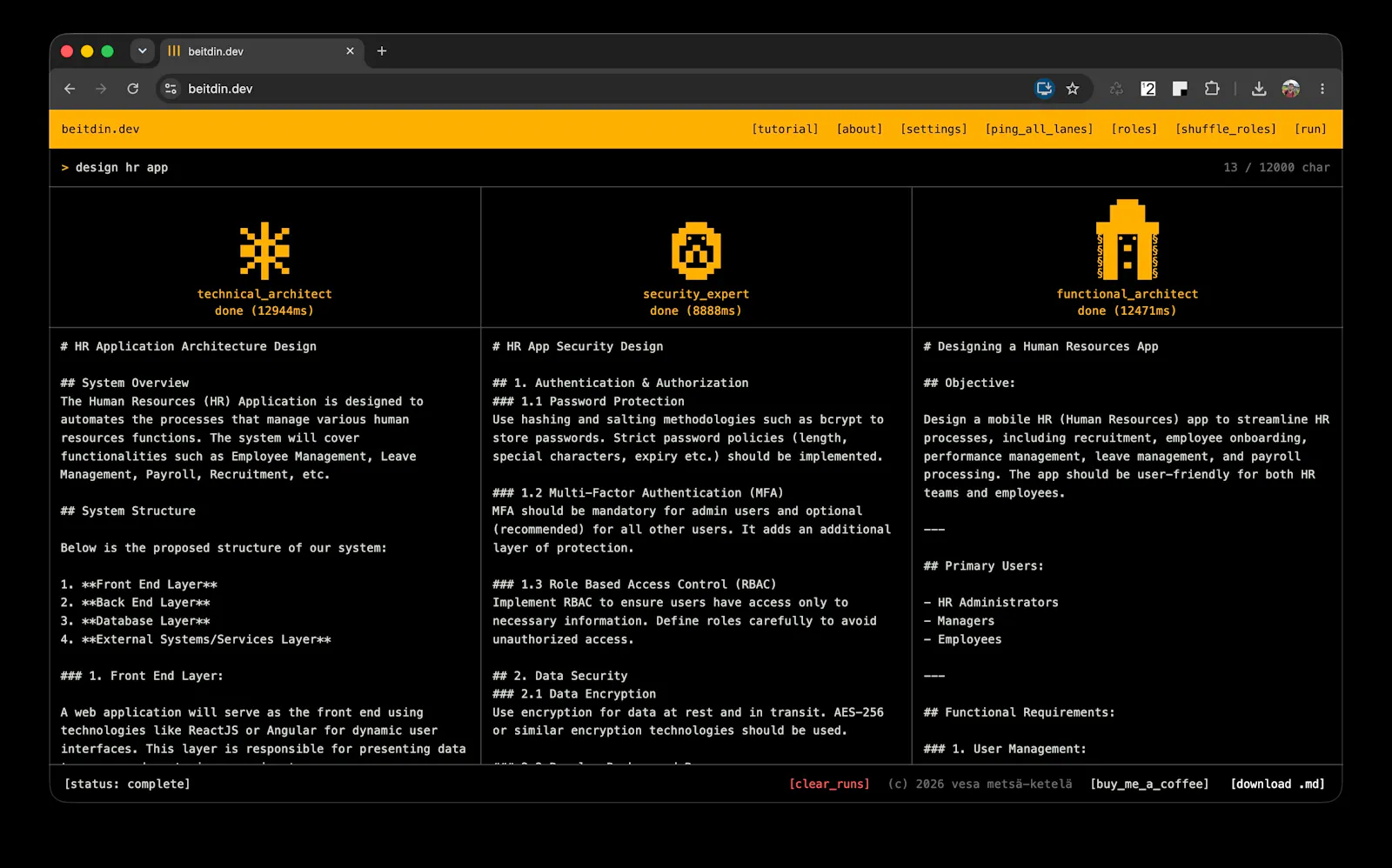 beitdin.dev screenshot 3