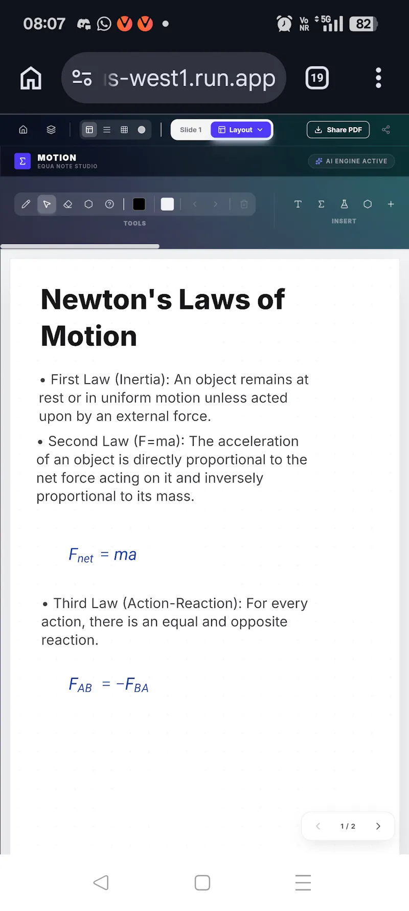 Equa Note screenshot 5