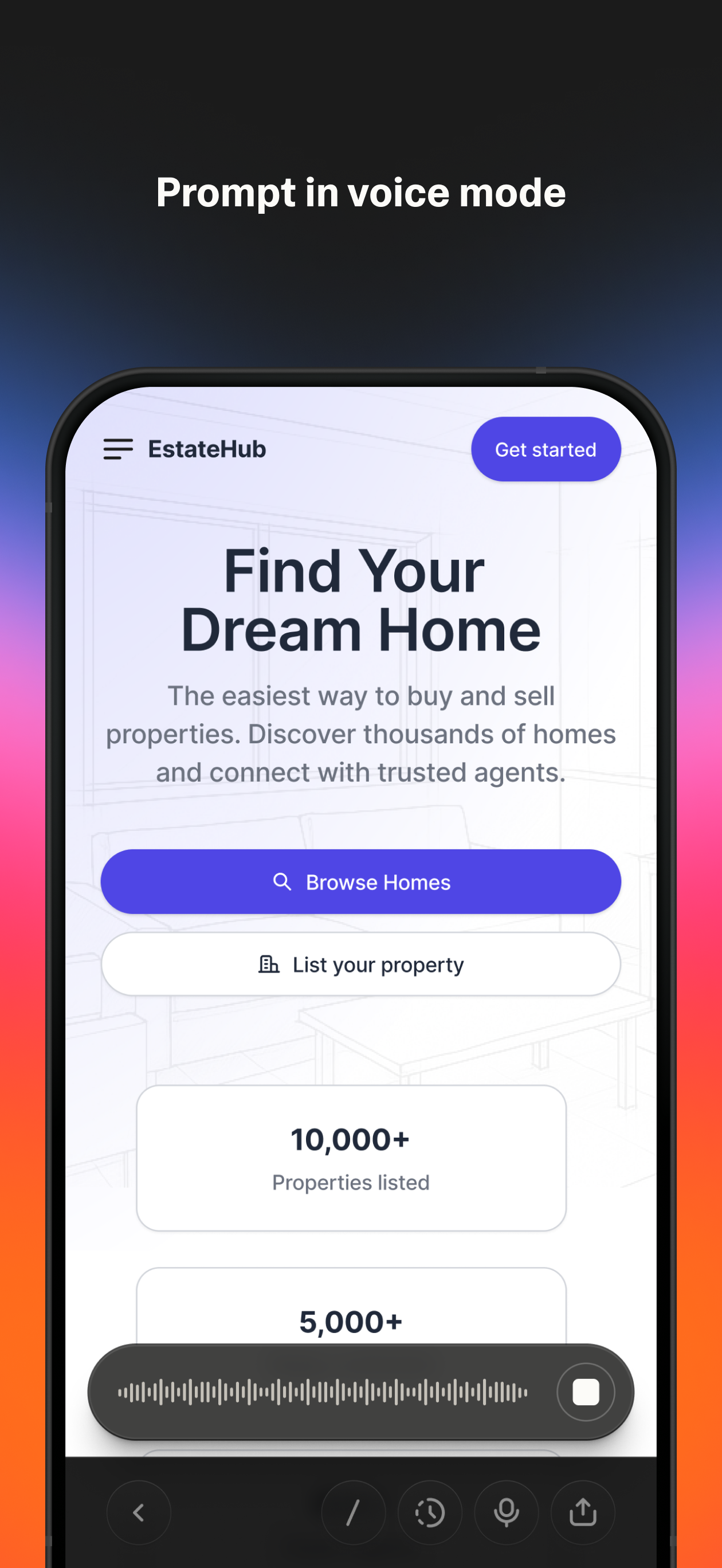 Lovable mobile app gallery image