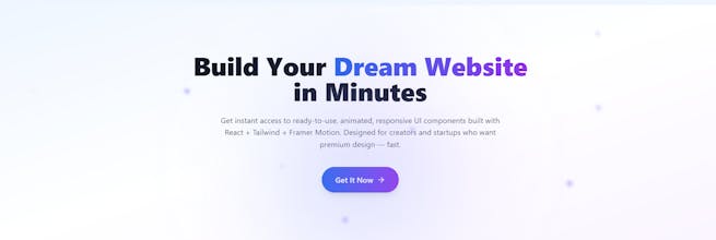 React SaaS Landing Page Template gallery image