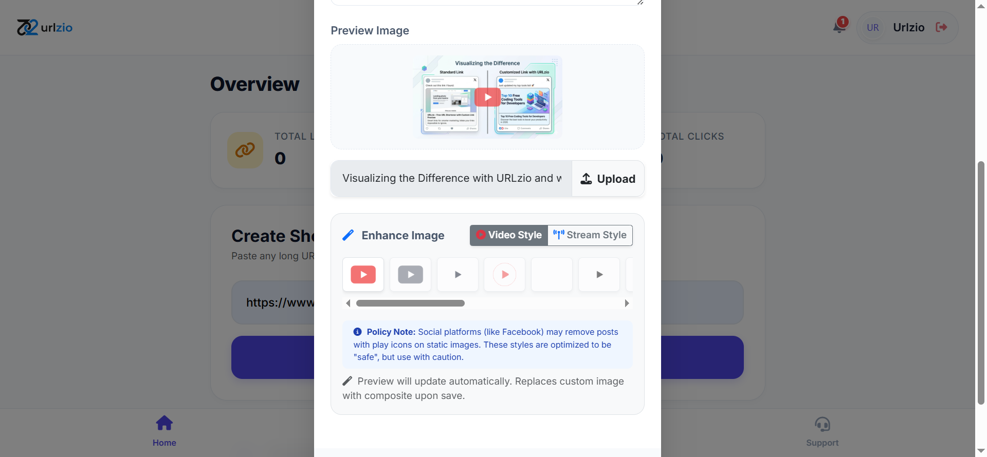 URLzio Shortener gallery image