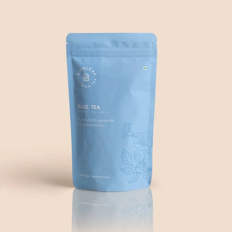 BienLeaf Blue Pea Flower Tea - Product Hunt launch logo and brand identity