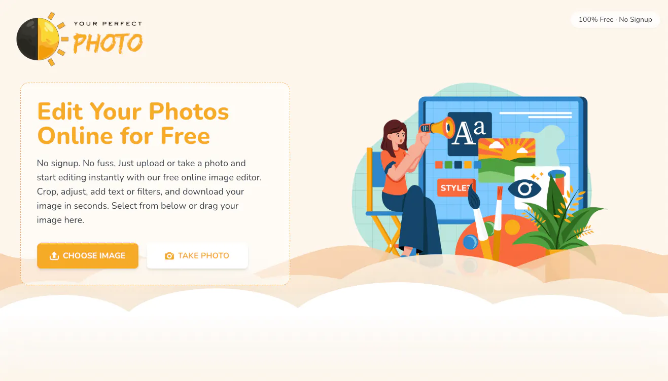 Your Perfect Photo Free Image Editor gallery image