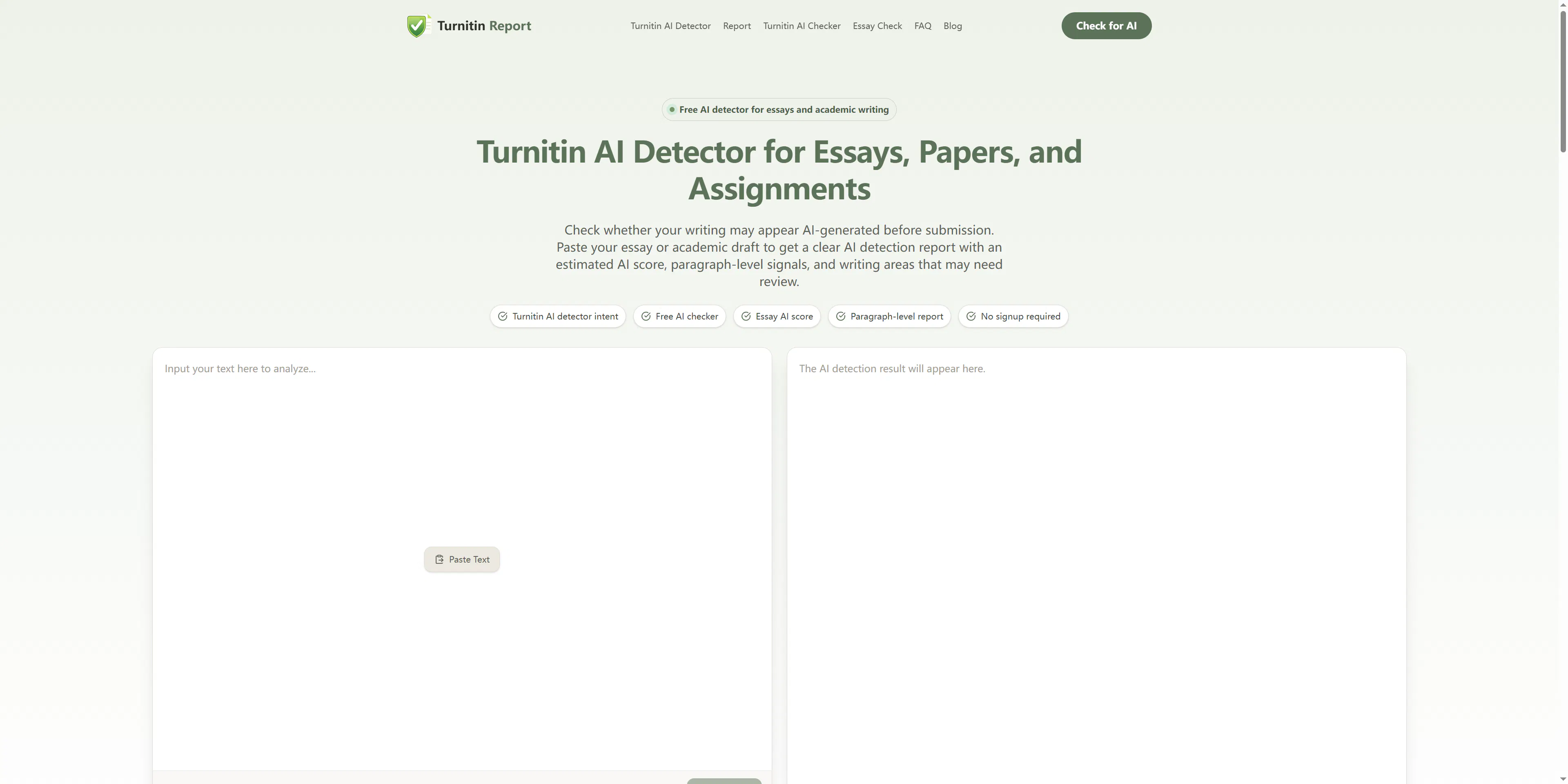 Turnitin Report gallery image