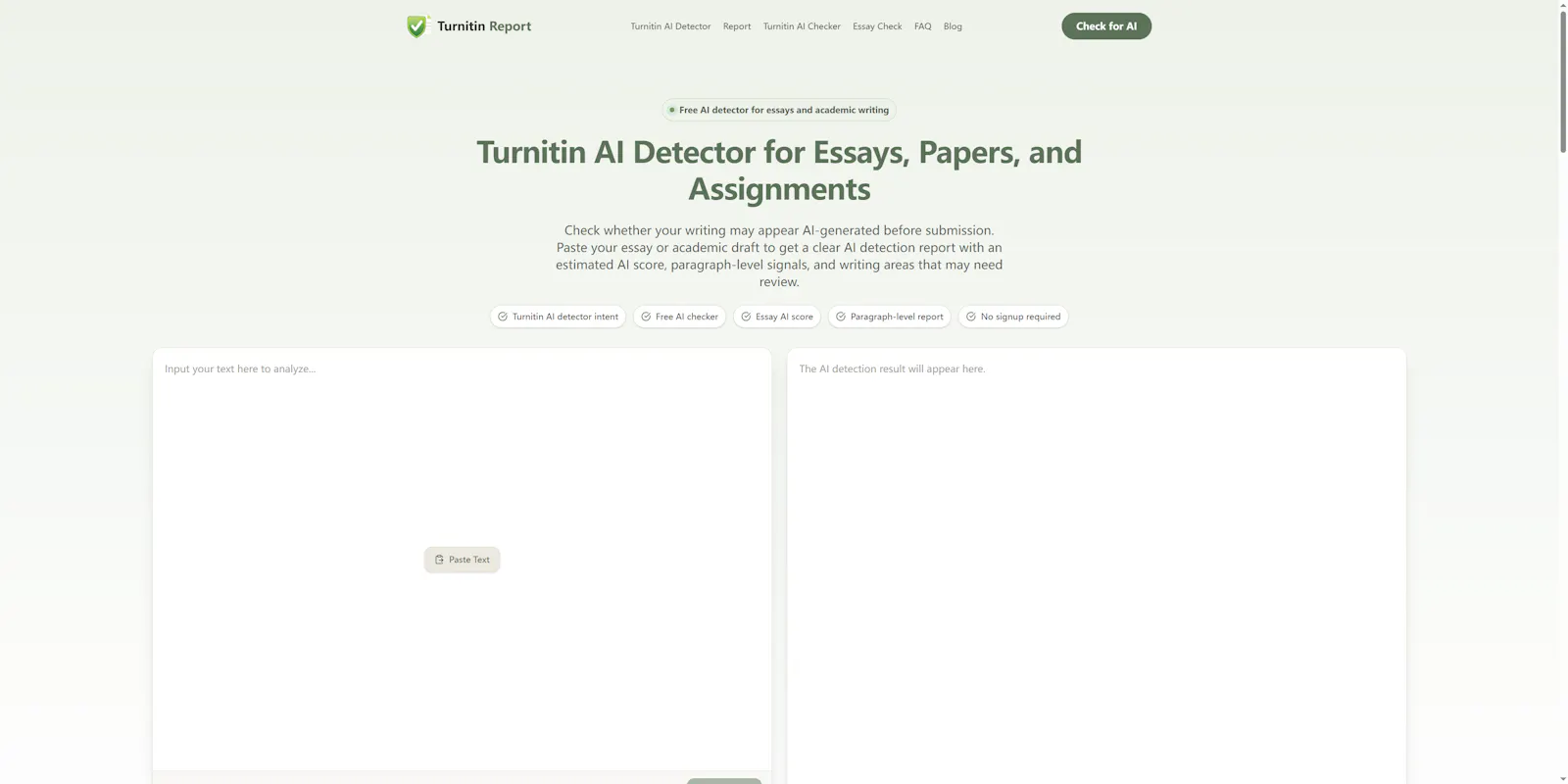 Turnitin Report screenshot 1