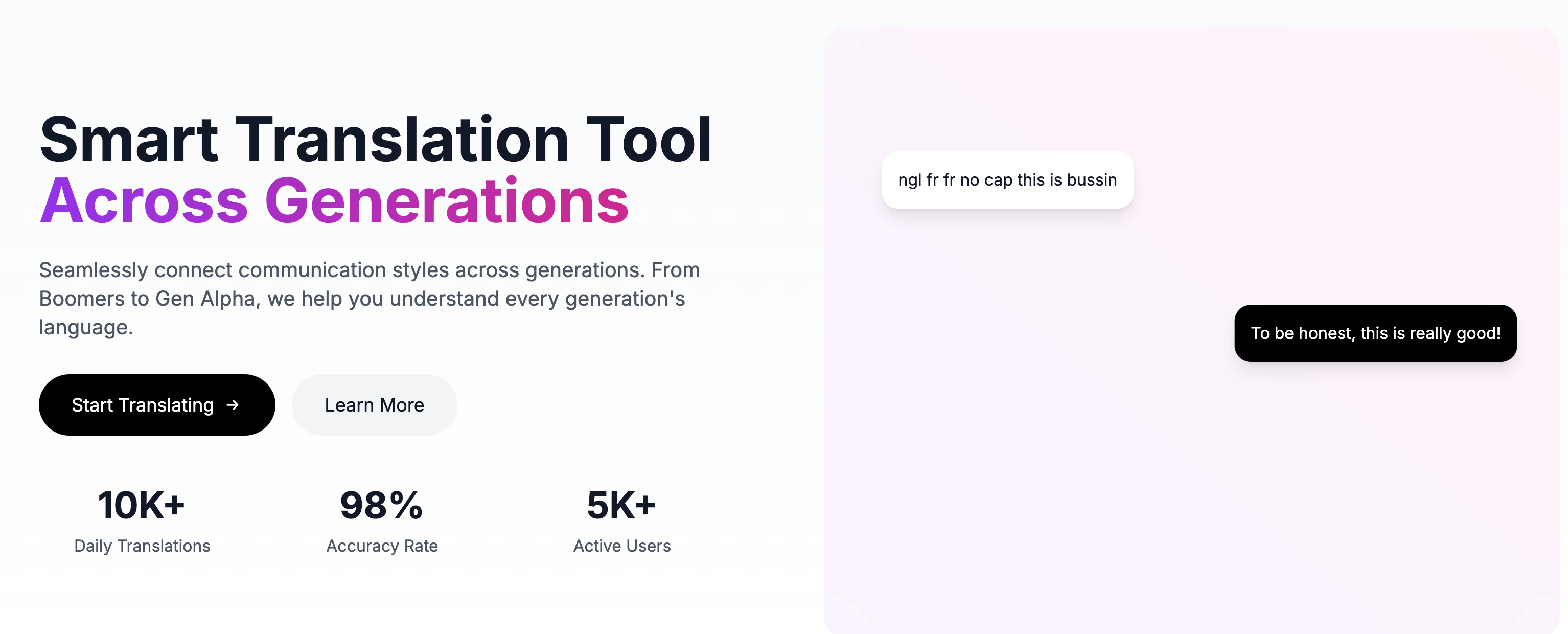 GenZ Translator - Bridging the communication gap between generations media 1
