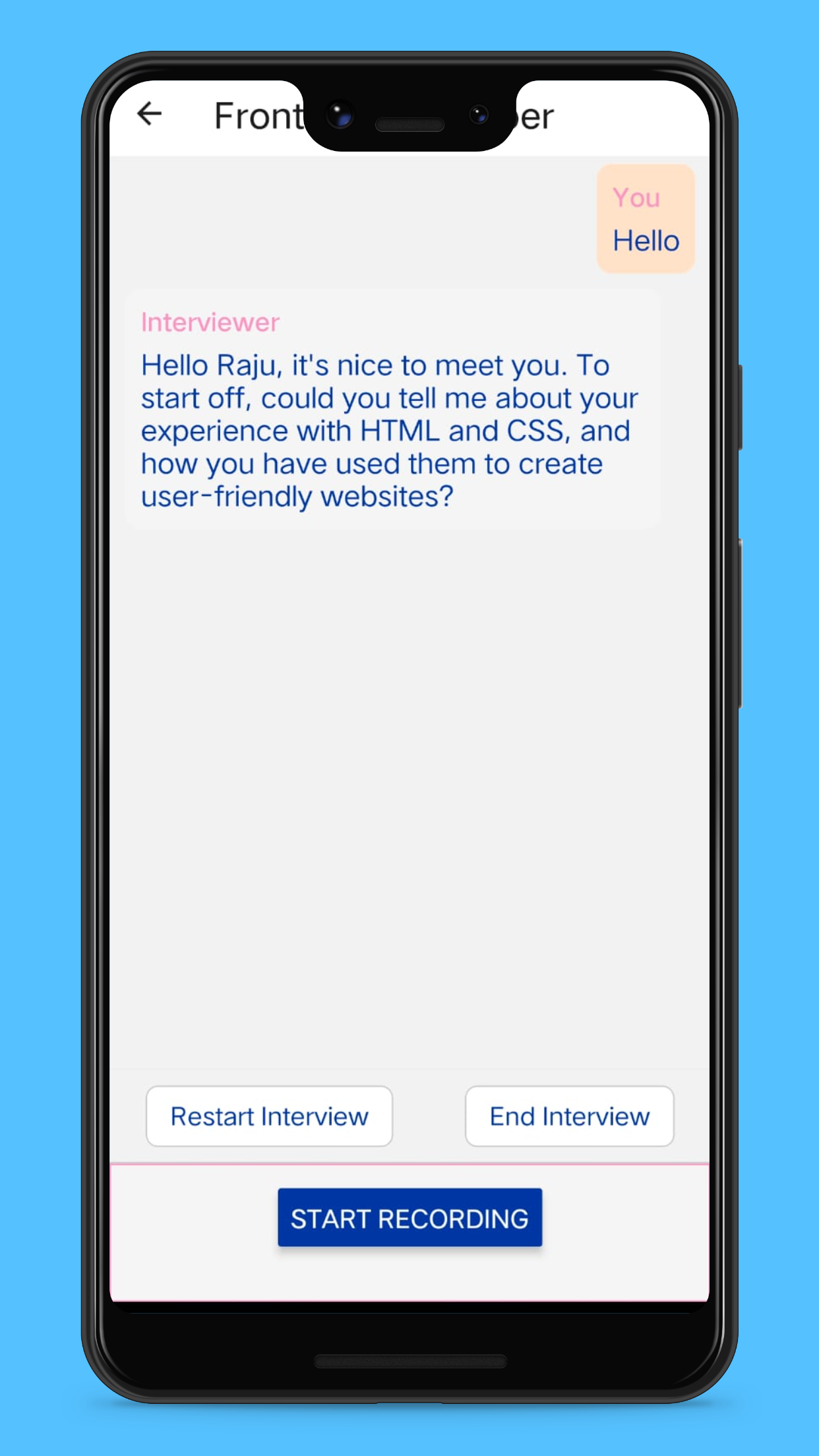 AI gebaseerd mock interview media 5
