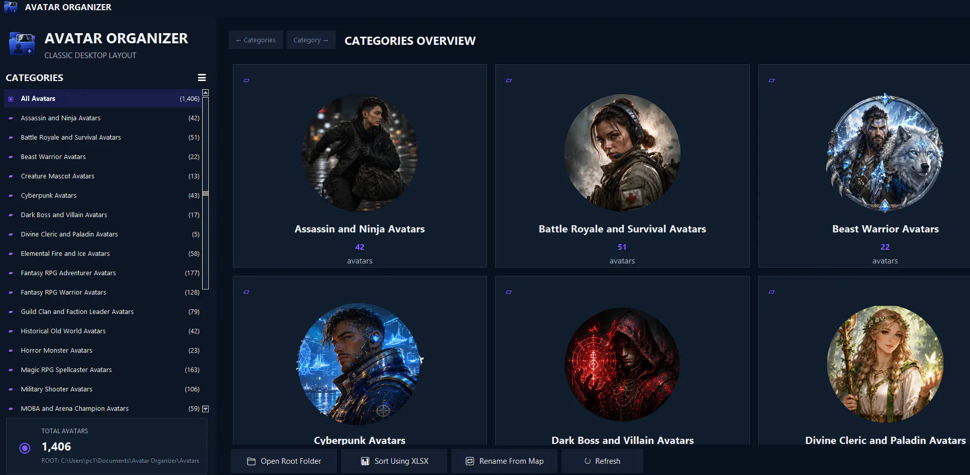 Avatar Organizer gallery image