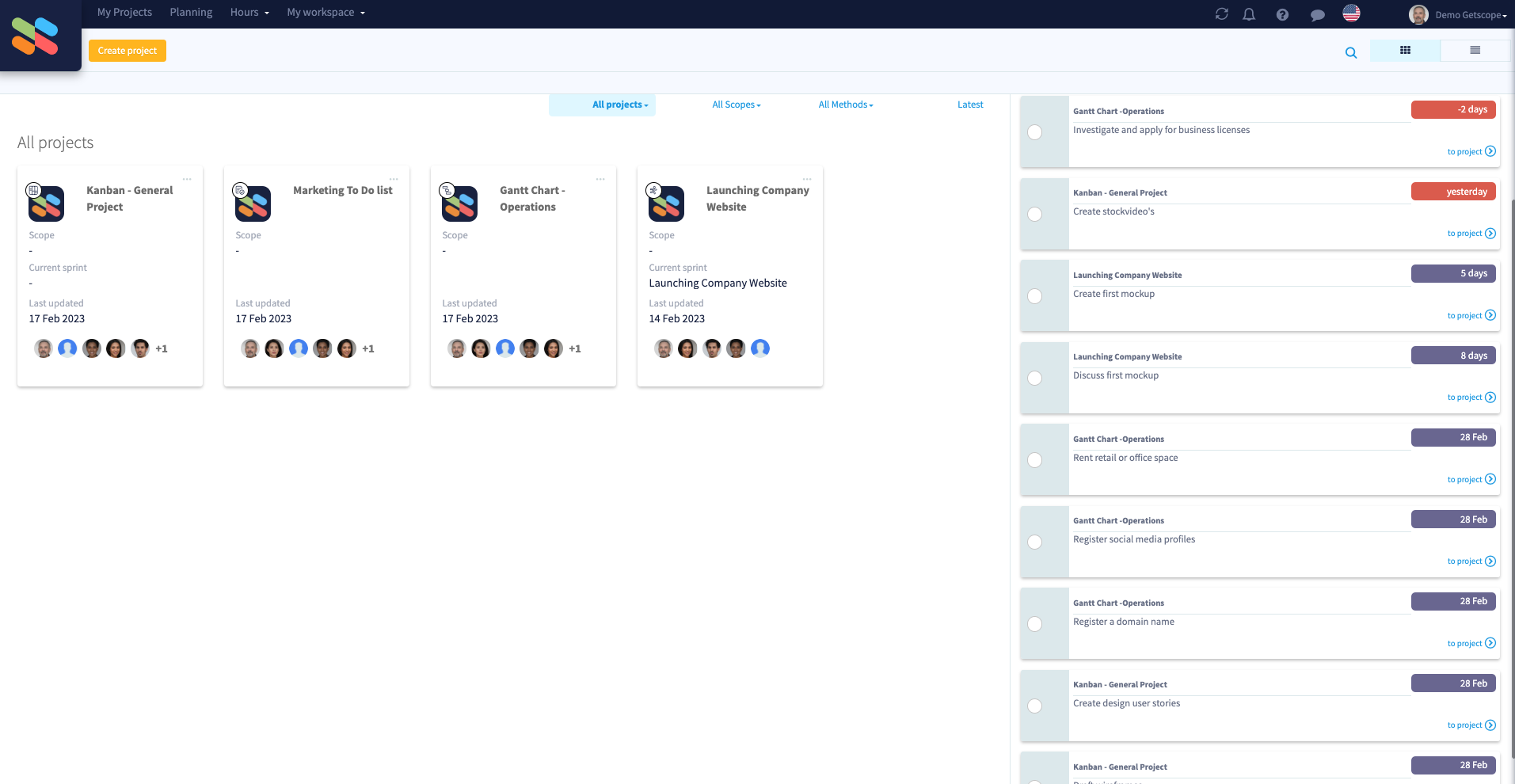 Getscope - ทำงานร่วมกันปรับปรุงและส่งมอบกับ GetScope media 3