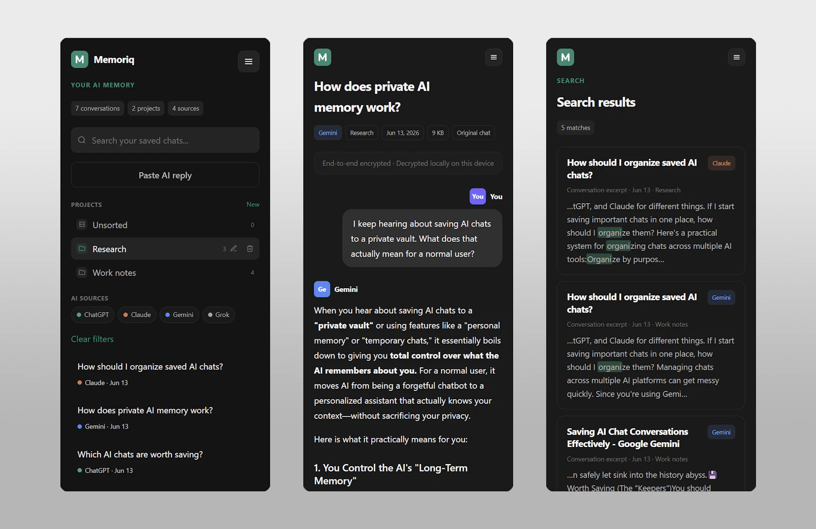 Memoriq screenshot 7