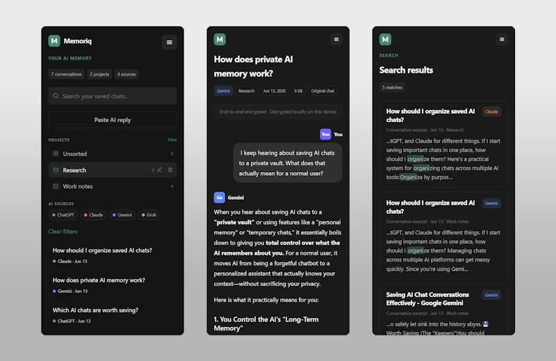 Memoriq screenshot 7