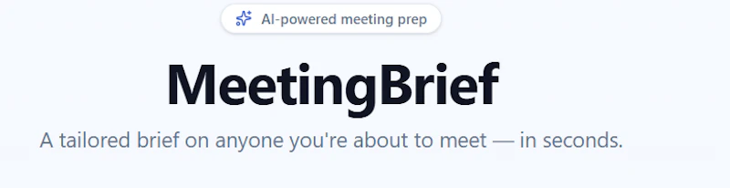 MeetingBrief screenshot 3
