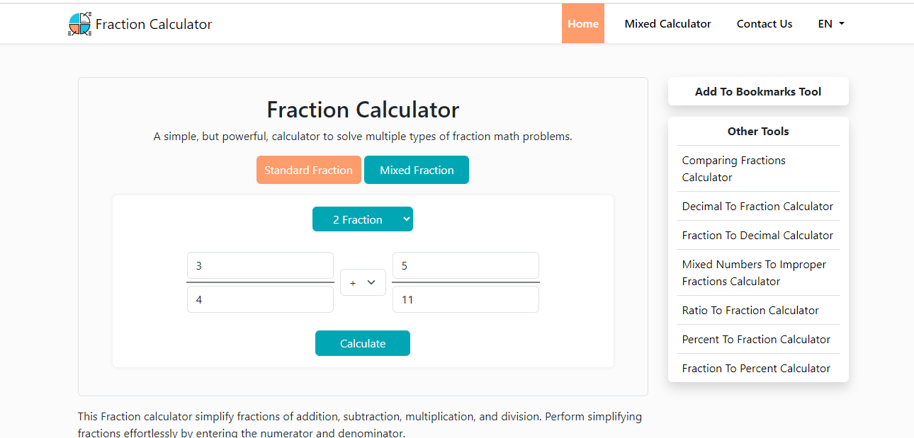 Fraction Calculator media 1