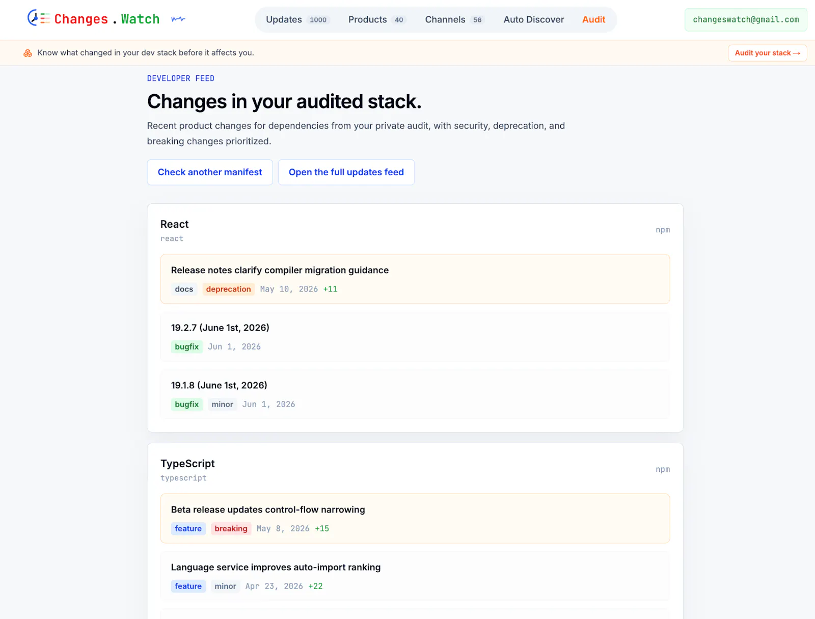 Changes.Watch screenshot 7