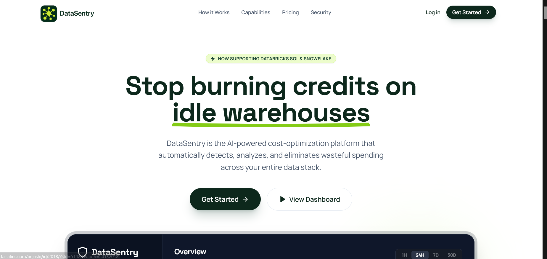 DataSentry - Screenshot 2 showing product features and functionality