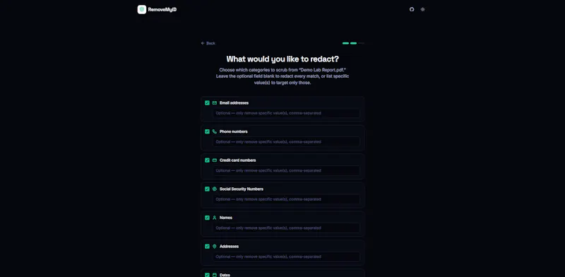 RemoveMyID screenshot 4