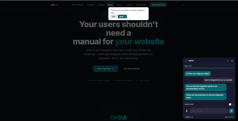 DrGUI screenshot 2