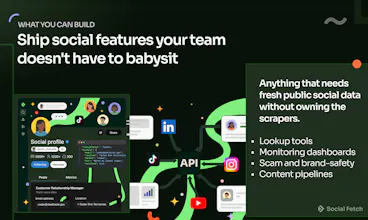 Social Fetch - Social Media API gallery image