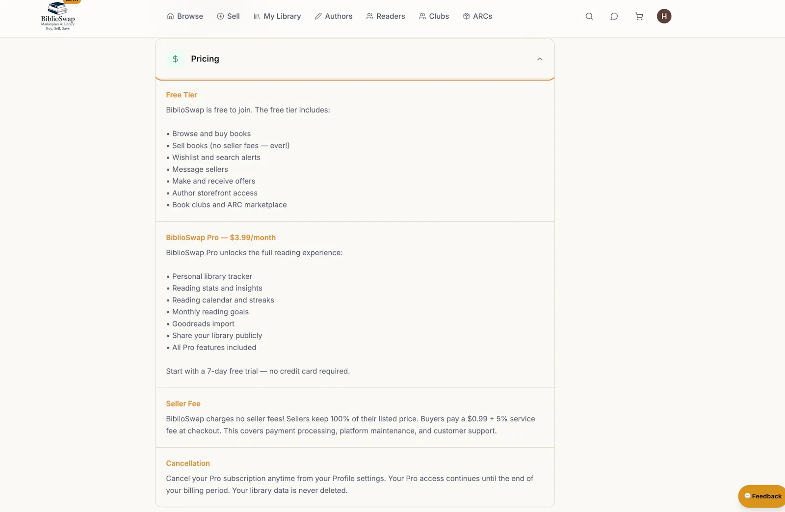 BiblioSwap screenshot 8
