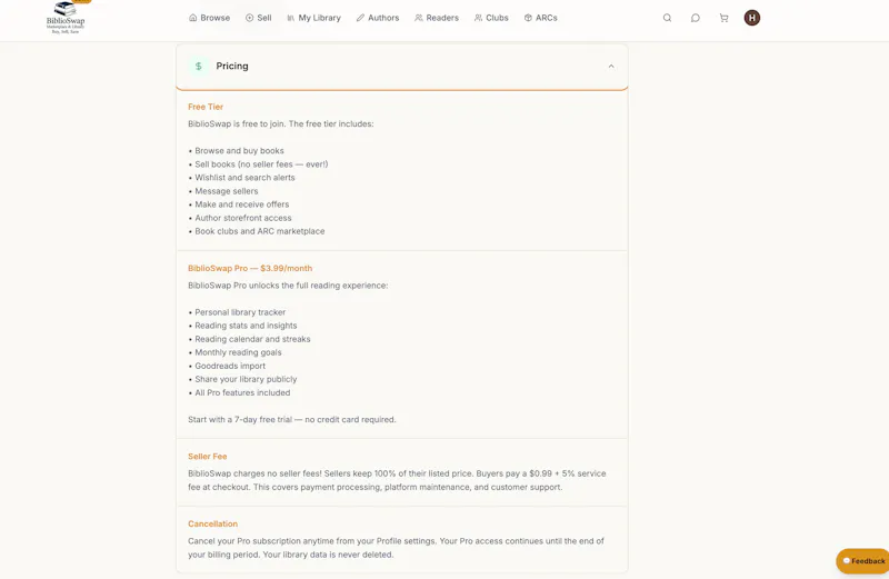 BiblioSwap screenshot 8