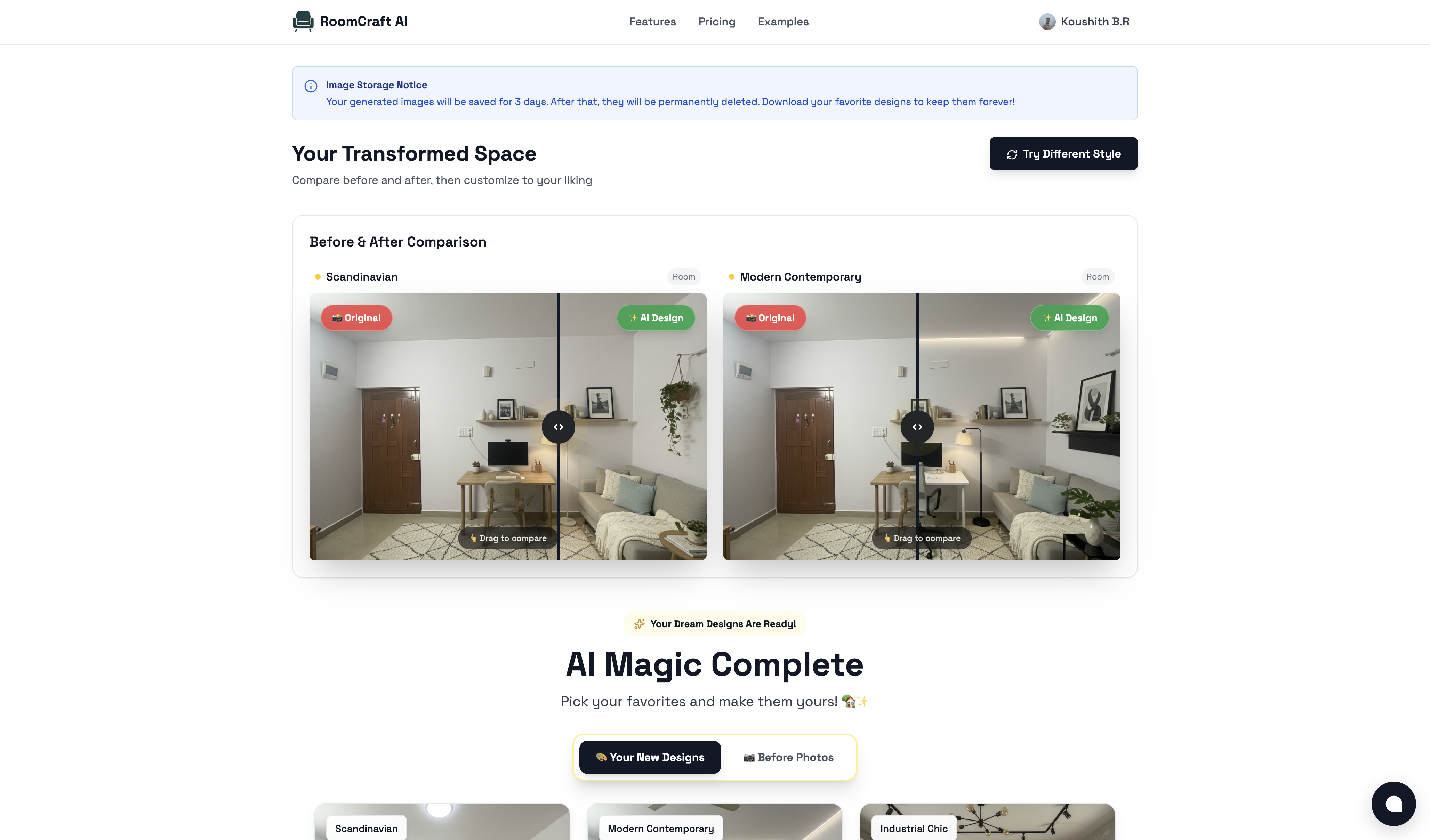 Roomcrafrai - Trasforma il tuo spazio in pochi secondi media 7