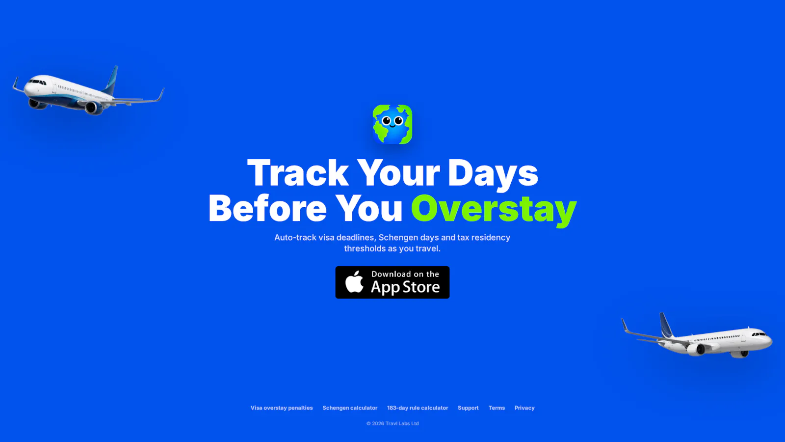 Travl: Country Days Tracker screenshot 2