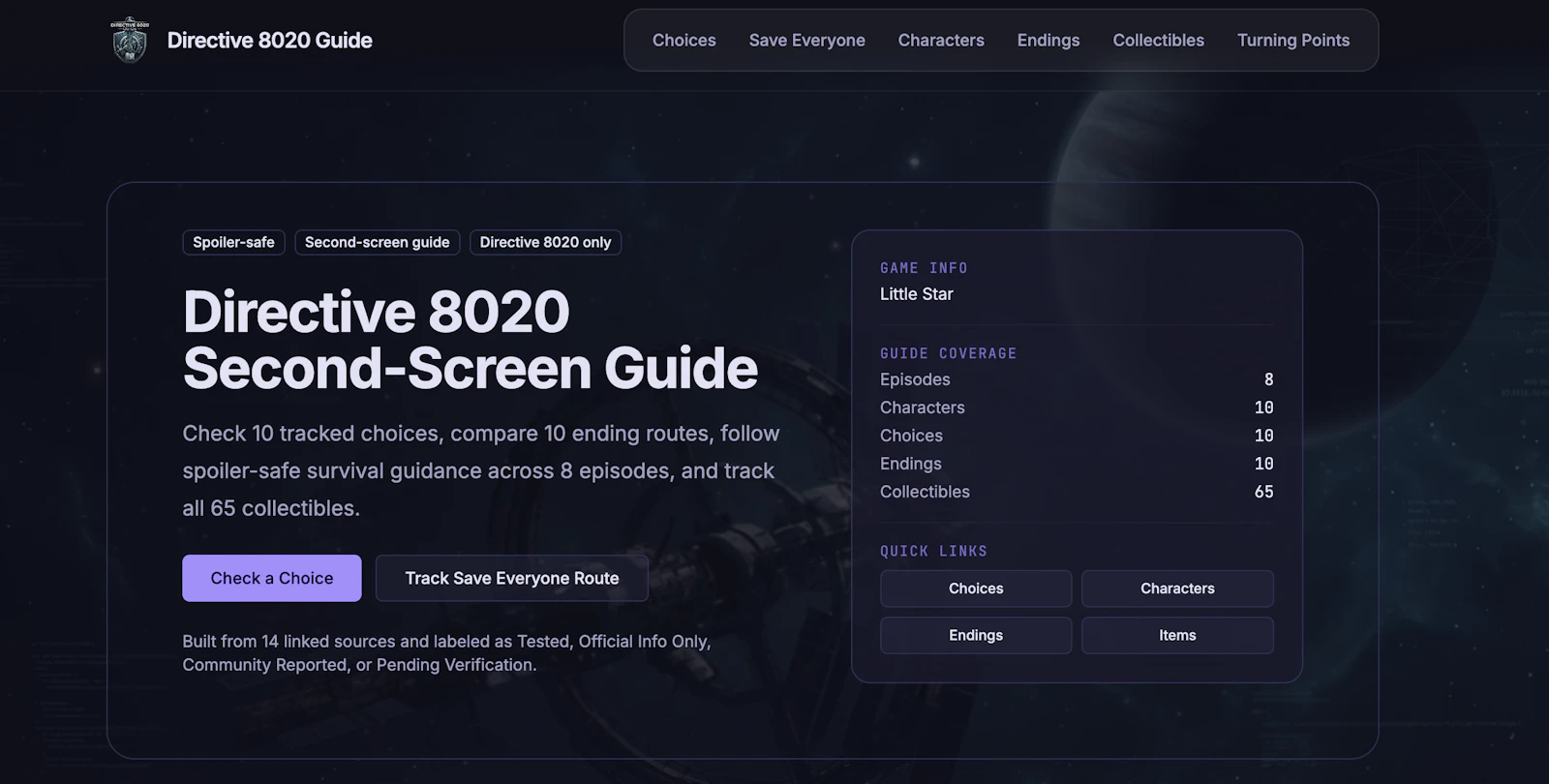 Directive 8020 Guide screenshot 1