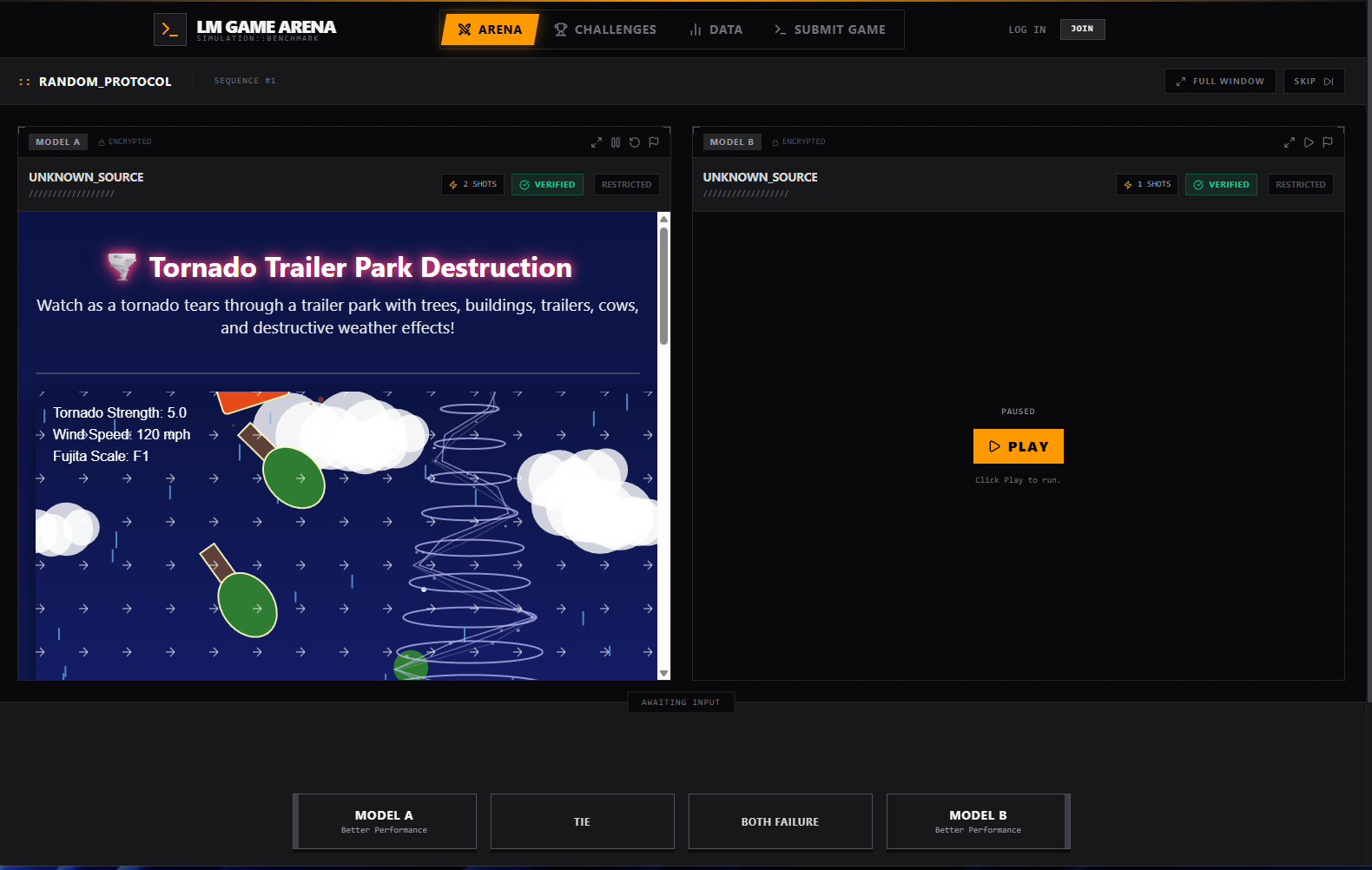 LM Game Arena - Screenshot 2 showing product features and functionality