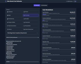 Data Breach Cost Calculator gallery image