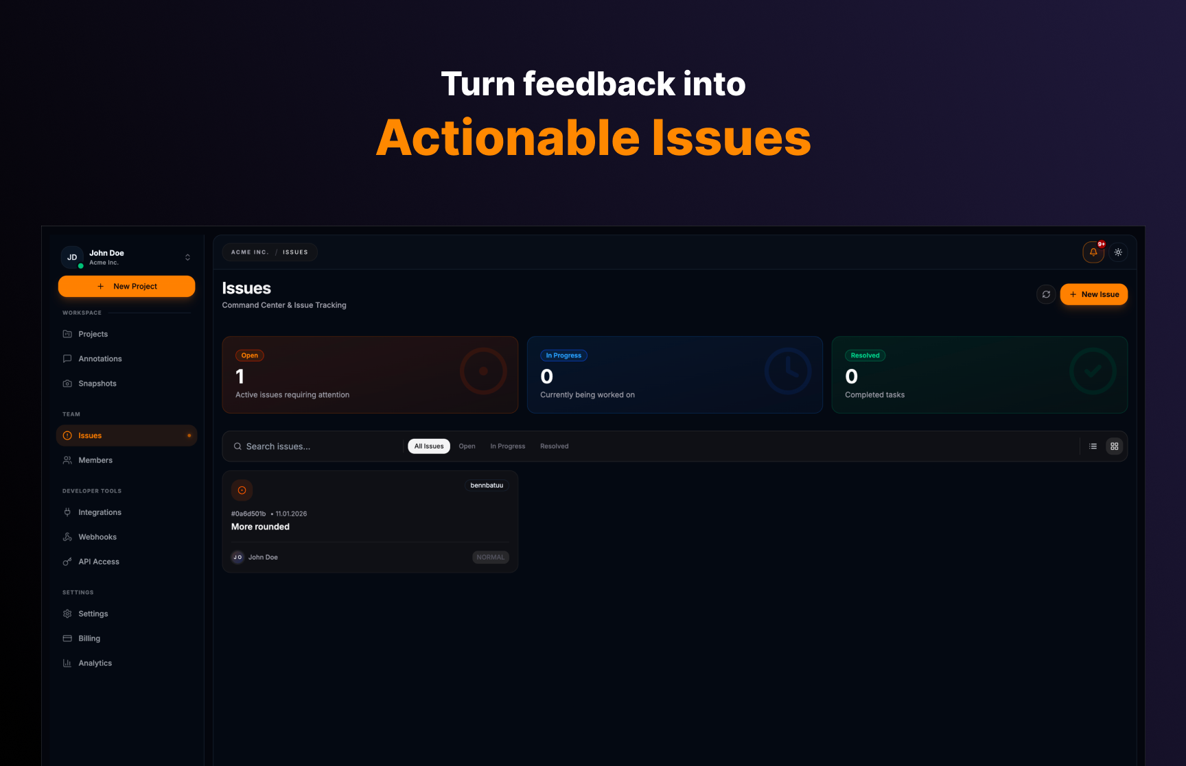 Inpera – Visual QA for Modern Teams - Screenshot 5 showing product features and functionality