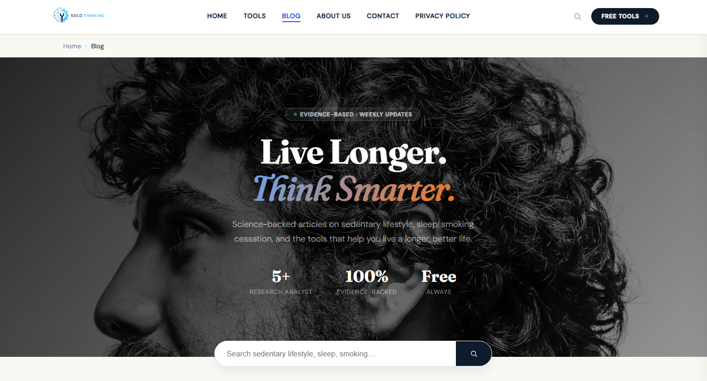 Life Expectancy Calculator -SoloThinking gallery image