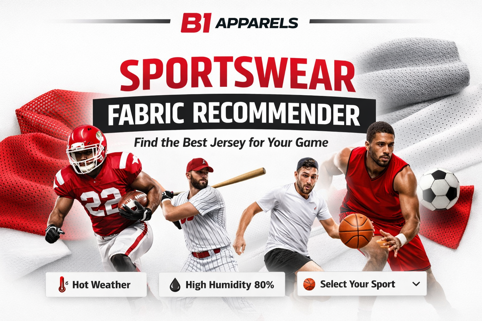 Fabric Finder Tool for any Sports