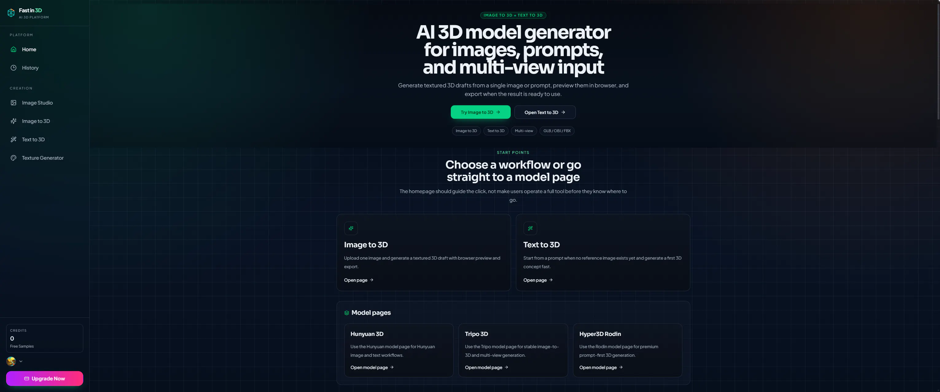 image to 3d model 项目横幅