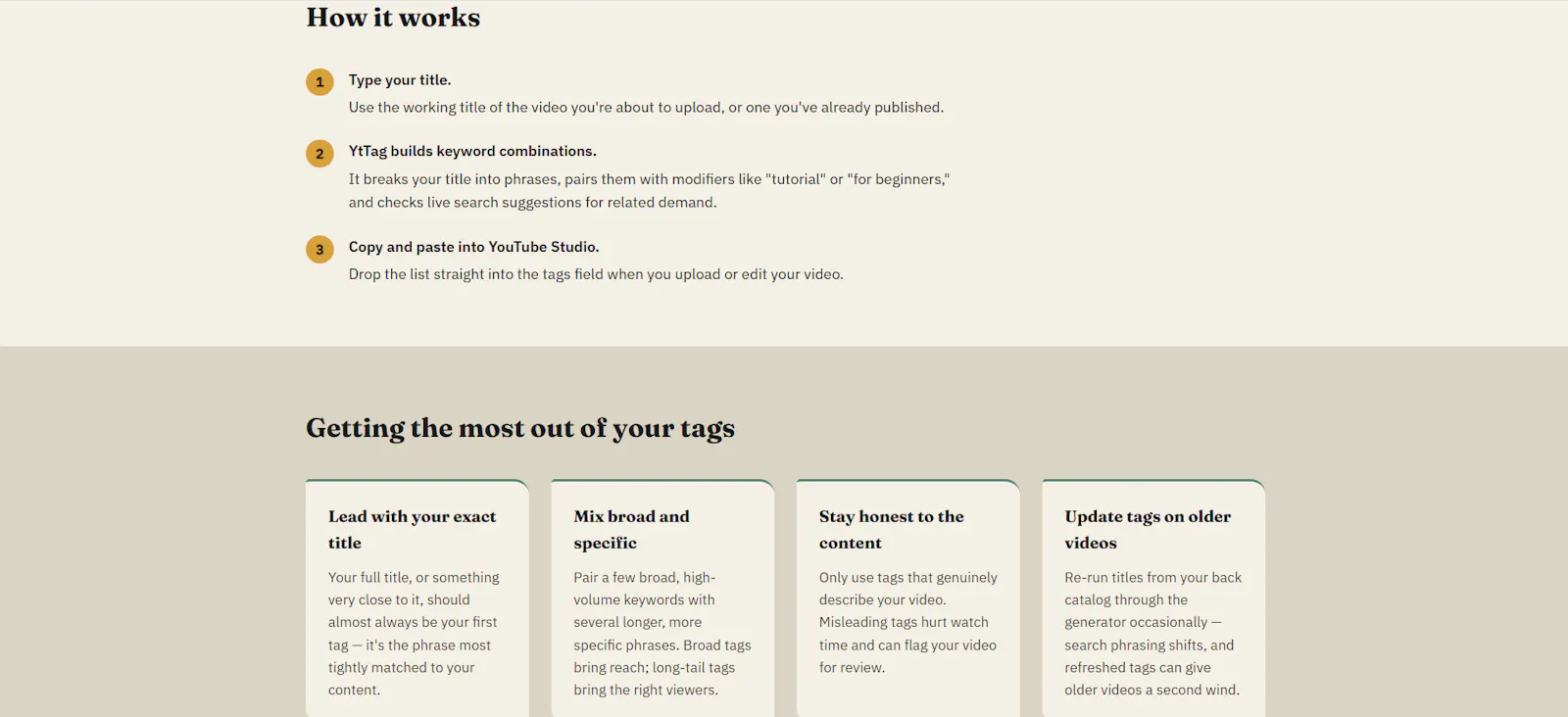 YtTag screenshot 2