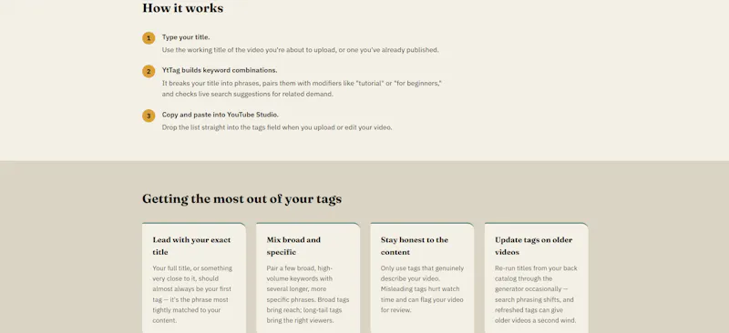 YtTag screenshot 2